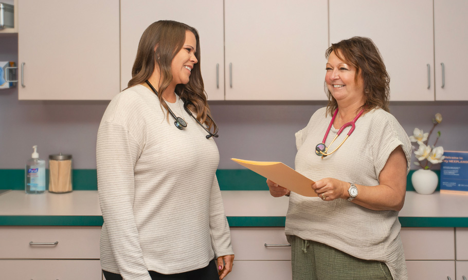 Kathy Osman and Jessica Grisham for SIH Women's Health